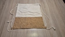 TOP Kork Turnbeutel Tasche Rucksack aus Leinen TOP 36x38 cm TOP