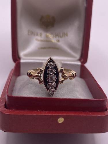 Antiker gold ring 14k mit - antiker,