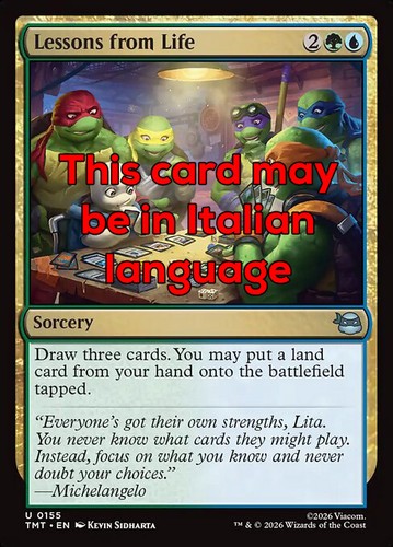 Mtg lessons from - lessons, foil