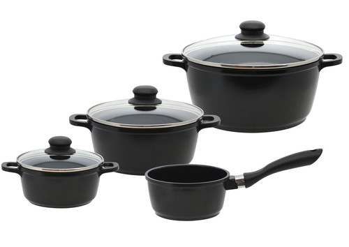 Elo topfset 4tlg - topfset, black