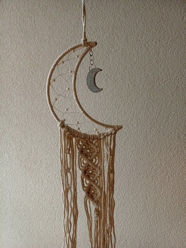 Mond makramee cremeweiss - mond,