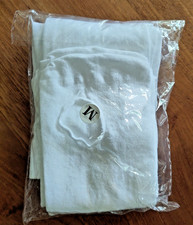 Ballettstrumpfhose, Loch im Fuß, weiß, Gr. M, NEU