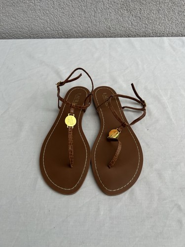 Braune leder zehentrenner - braune, leder-zehentrenner