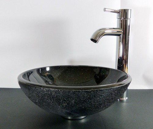 Aufsatz glas waschbecken - glas,