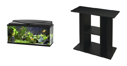 Ciano schwarz led aquarium - led,