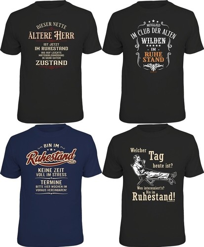 Herren ruhestand shirts - herren, t-shirts