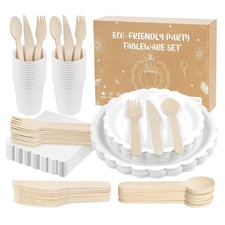 Pappteller Set 200 Stück für