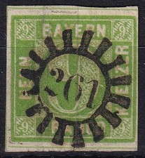 Bayern Nr. 5d III gestempelt gMR 261 BPP geprüft ´824
