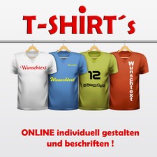 T-SHIRT-DRUCK mit WUNSCHTEXT selbst GESTALTEN - TOP Auswahl !!! T57