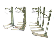 12 Märklin Oberleitungsmasten