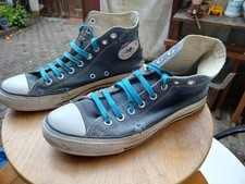 Converse Chucks Gr 41 (UK 7  1/2), blau, sehr gerne getragen im besten Used-Look