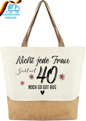 Jutebeutel geburtstag - 80.,