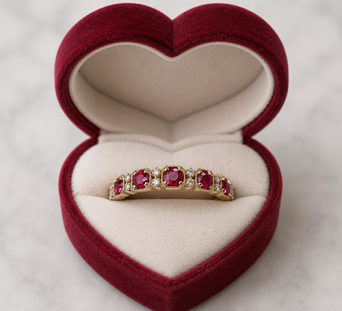 18k vergoldeter vorsteckring - 18k,