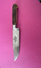 Jagdmesser Antik Hirschhorngriff