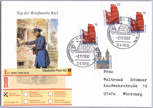 Brief sst tag - tag, briefmarke