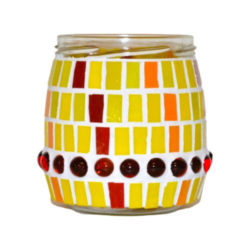 Mosaik windlicht hoch - windlicht,