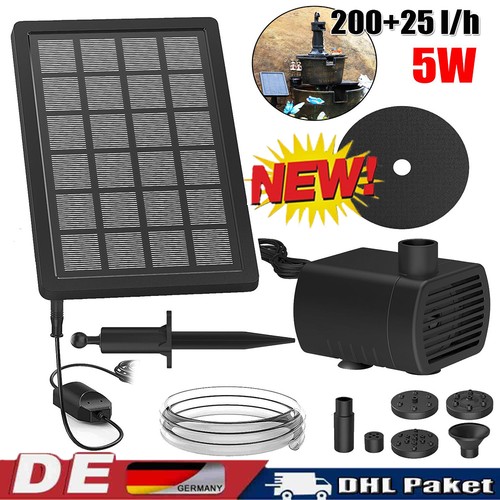 Solarpumpe solar teichpumpe - solarpumpe, 5w