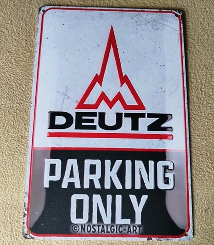 Blechschild cm deutz - x, 20