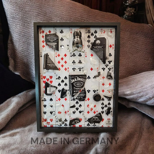 Jack daniels broken bottle art - bottle,