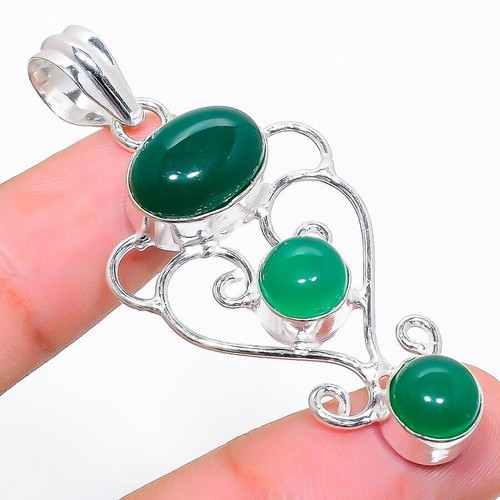 Handgefertigter grüner onyx - grüner,