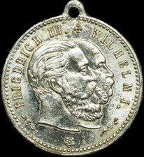 Preussen zink medaille - zink-medaille, oj