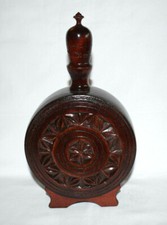 Vintage DEKO HIRTENFLASCHE Holzflasche Wasserfass Flasche Trinkflasche Fass