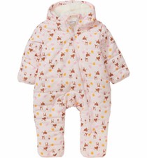 Baby Schneeanzug Winteroverall Einteiler Overall mit Kapuze Gr. 50/56, 62, 74 B2