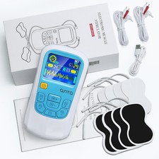 Digital TENS EMS Gerät, 3-in-1 Reizstromgerät Schmerztherapie, Muskelstimulation
