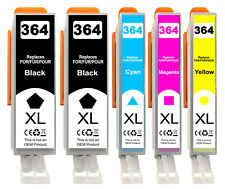 5 XL Tintenpatronen 364XL für HP Photosmart Premium C309A C310 C310A