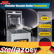 Profi DZ-260S Vakuumierer Tisch Vakuumiergerät Vakuummaschine Vakuumgerät Kammer