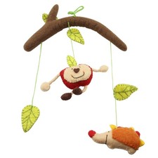 Mobile Filz Apfel und Igel