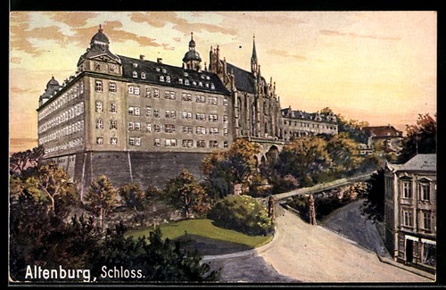 Künstler altenburg - künstler-ak,