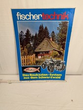 "Rar" Display fischertechnik-"Das Baukasten-System aus dem Schwarzwald" 80er