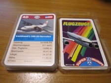 altes Quartett "Flugzeuge"