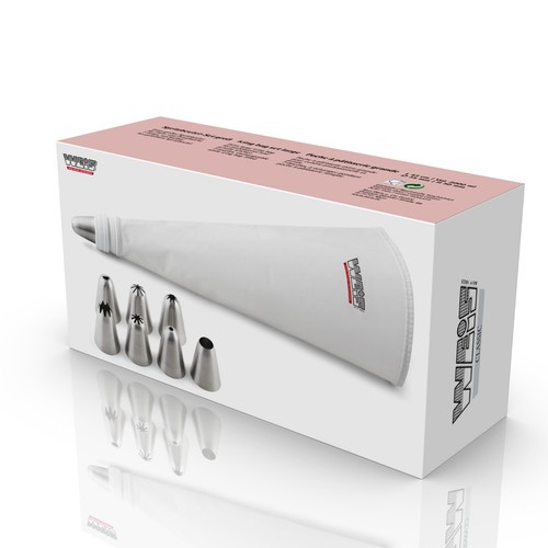 Weis spritzbeutel set - weis, spritzbeutel-set