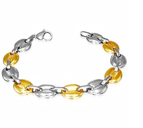 Armband stahl frau - &, vergoldet