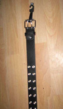 Gürtel Gurt Ösen Leder Fetisch Erotik no Lack no Gummi no Latex 125 cm neuwertig