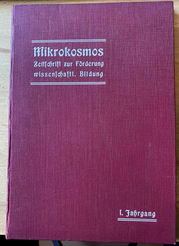 Buch mikrokosmos jahrgang - buch,,