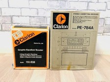Oldtimer Clarion PE-784A+150EQB Autoradio, Equalizer NEU/OVP !