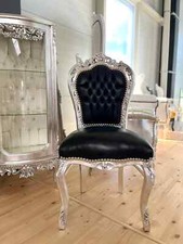 Accent Chair in Black French