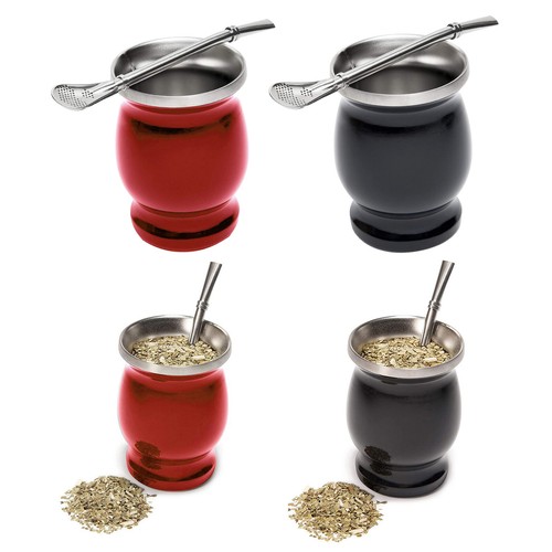 Edelstahl yerba mate tee set - mate, tee-set