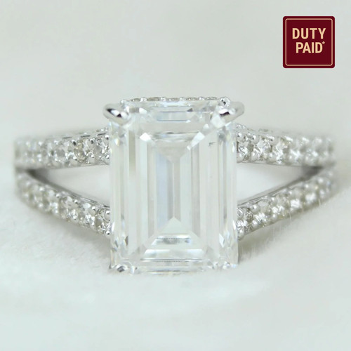 4ct lab grown diamond wedding - 4ct,