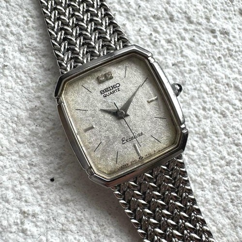 Seiko exceline quarz - exceline, silber