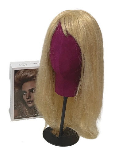 Perücke echthaar blond - perücke, lang