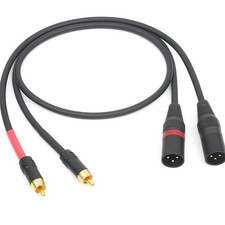 Mogami -No Compromise- HighEnd Adapterkabel - Cinch auf XLR-Stecker - Neglex OFC