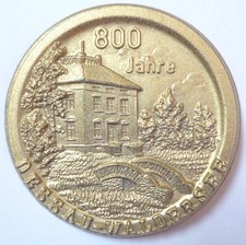 Anhalt, 800 Jahre DESSAU-WALDERSEE, Abzeichen o.J. (1980),  40 mm