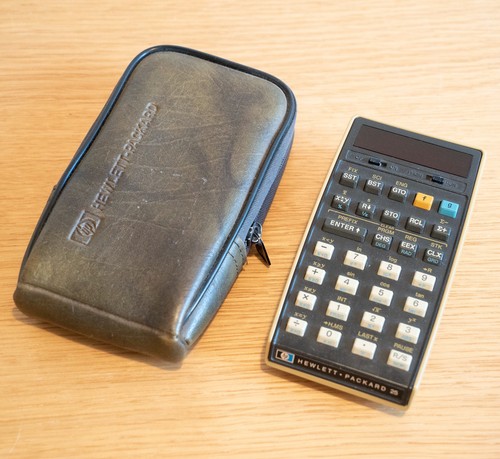 Calculator with case - calculator,