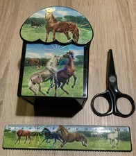 Stiftehalter + Lineal mit