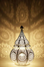 Orientalische Tischleuchte Handarbeit gefertigteFarbe. Weiss  Nr.67 T NEU