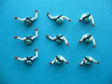 9 Mexikaneroberteile / Timpo Mexikaner Oberteile - Ausführung : grün weiss schwa